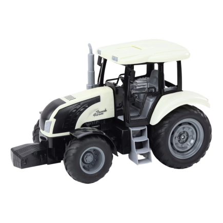 Traktor zdalnie sterowany rc 2.4g dźwięki biały