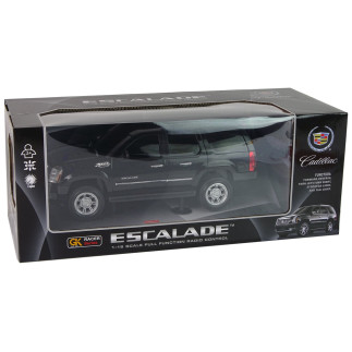 Auto cadillac escalade r/c czarny światła dźwięk 1:16