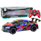 Auto sportowe zdalnie sterowane rc 1:10 25km/h światła czarny