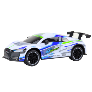 Auto sportowe zdalnie sterowane rc 1:10 25km/h światła biały
