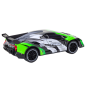 Zdalnie sterowane auto sportowe RC 1:10 zielone 25km/h z światłami EAN: 5905991017394
