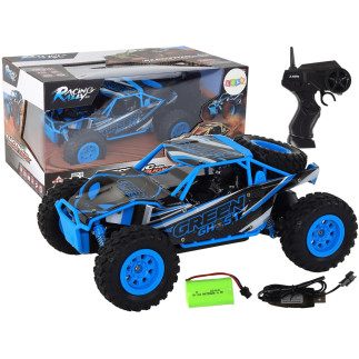 Autko terenowe zdalnie sterowane r/c 1:24 niebieskie