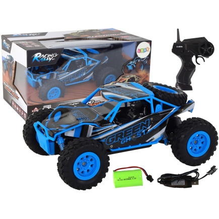 Autko terenowe zdalnie sterowane r/c 1:24 niebieskie