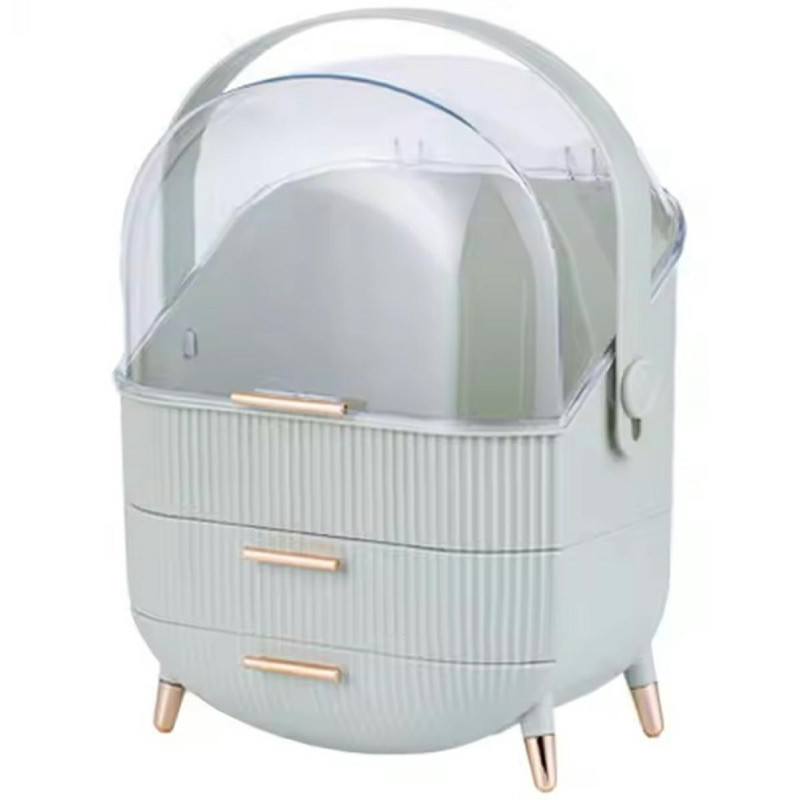 Da118b kuferek na kosmetyki biżuterię     szary