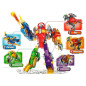 Dinobots 2w1 Fioletowy Triceratops Dinozaur Pistolet na Strzałki z Tarcza EAN: 5904204759014