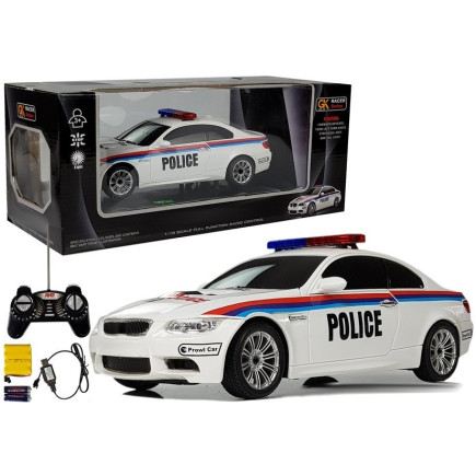 Auto Zdalnie Sterowane Policja 1:18 R/C
