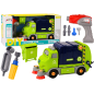 Śmieciarka kreskówkowa do skręcania ruchoma diy granatowy