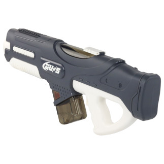 Duży pistolet na wodę szary 750ml okulary