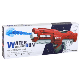 Duży pistolet na wodę szary 750ml okulary