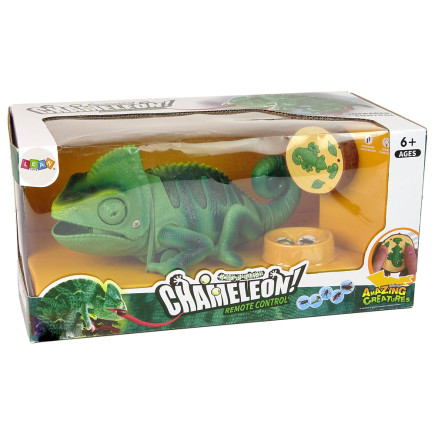 Kameleon Zdalnie Sterowany Zielony Światła 28 cm - EAN: 5905679074275