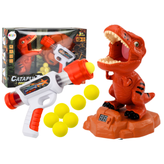Gra strzelanie do dinozaura zręcznościowa kulki pistolet zestaw
