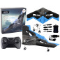 Samolot r/c 4D-G4 z niebieskimi światłami, czarny - EAN: 5905679078686
