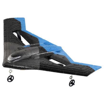 Samolot r/c 4D-G4 z niebieskimi światłami, czarny - EAN: 5905679078686