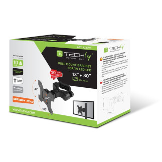 Techly uchwyt na słup tv led/lcd 13-30 cali 10kg o