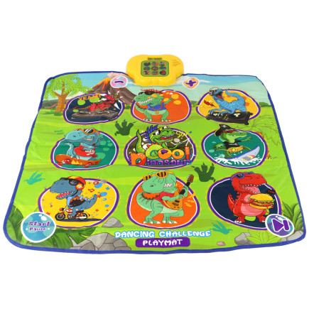 Mata do tańczenia Dinozaury 90x86cm EAN: 5905884452554