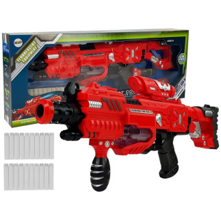 Pistolet luminescencyjny świeci w ciemności piankowe naboje dźwięk zasięg 45 m