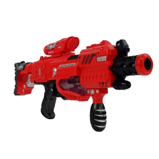 Pistolet luminescencyjny świeci w ciemności piankowe naboje dźwięk zasięg 45 m