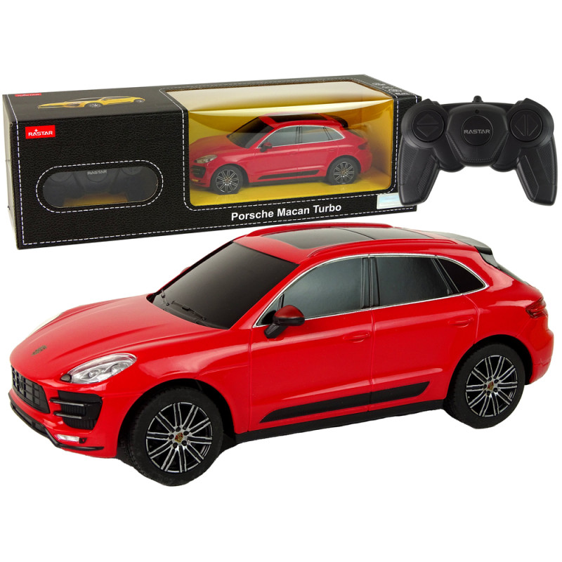 Auto R/C Porsche Macan Turbo Rastar Czerwony EAN: 5905515356541 Auto R/C Porsche Macan Turbo Rastar Czerwony EAN: 5905515356541