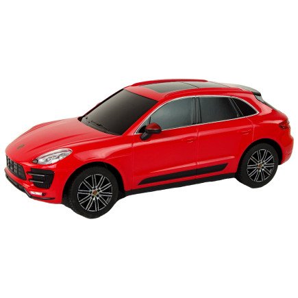Auto r/c porsche macan turbo 1:24 rastar czerwony