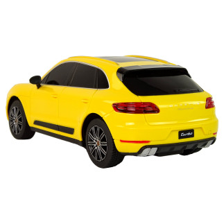 Auto r/c porsche macan turbo 1:24 rastar żółty