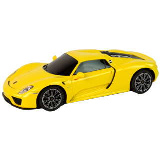 Auto r/c porsche 918 1:24 rastar żółte