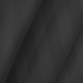 Pościel satyna bambusowo-bawełniana (p) stripe black/180x200 +2x70x80 z listwą +4x40x40 bamboo