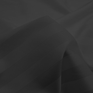 Pościel satyna bambusowo-bawełniana (p) stripe black/180x200 +2x70x80 z listwą +4x40x40 bamboo