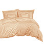 Pościel Satyna Bambusowo-Bawełniana Stripe Beige 160x200 +2x70x80 Z Listwą +4x40x40 Bamboo EAN: [Wstaw EAN]