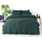 Pościel Bawełniana Dark Green Stonewashed 220x200 EAN: [wprowadź EAN]