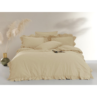 Pościel bawełniana akdeniz cream/220x200(p) stonewashed