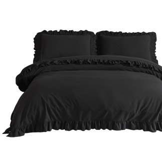 Pościel Bawełniana Black Stonewashed 220x200 EAN: [tu wstaw EAN]