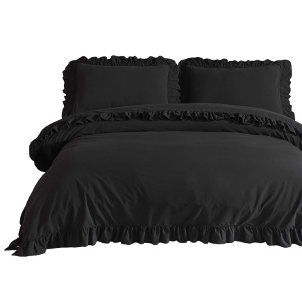 Pościel Bawełniana Black Stonewashed 220x200 EAN: [tu wstaw EAN]