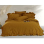 Pościel Bawełniana Mustard Stonewashed 220x200 EAN: [tu wpisz ean]