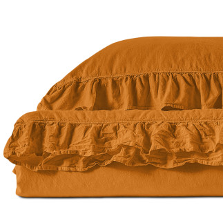 Pościel bawełniana sudan brown/220x200(p) stonewashed