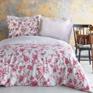 Pościel satyna bawełniana(p) rose blanc/160x200 luxury