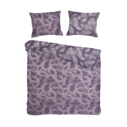 Pościel Bawełniana Spoty Purple Cottonlove Jacquard - EAN: [nie podano]