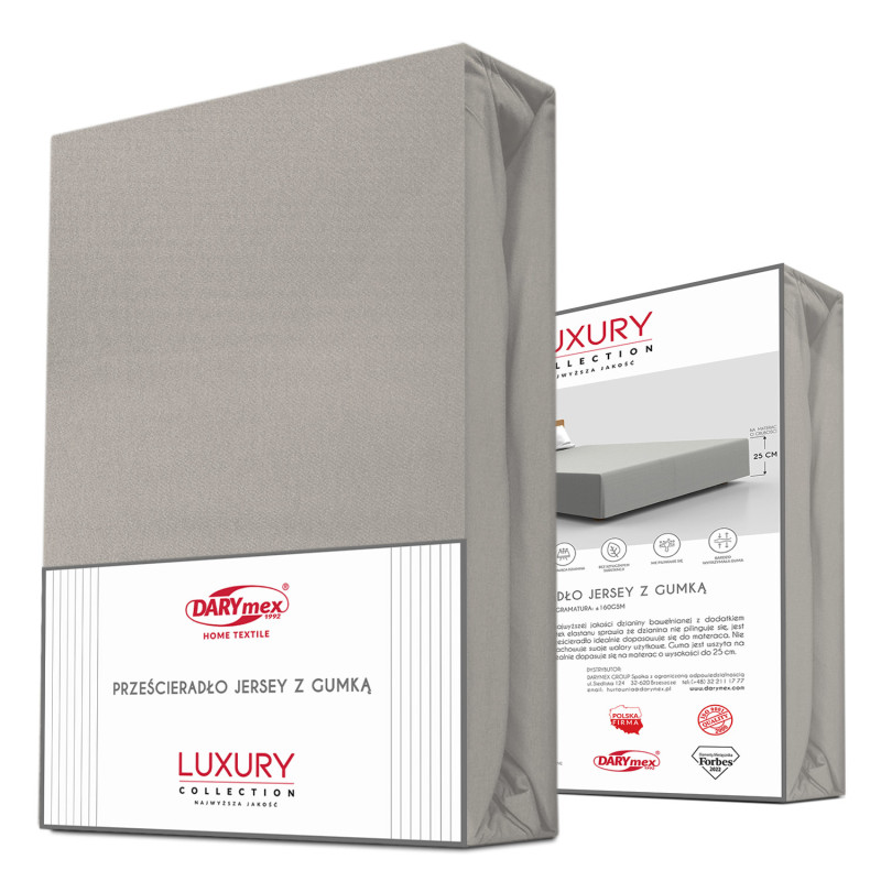 Prześcieradło Jersey Elastan Z Gumką 59 Blei/Popiel 220x200x30 EAN: [wprowadź tutejszy EAN]
