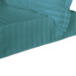 Prześcieradło Satyna Bambusowo-Bawełniana Stripe Sea Turquoise EAN: [wstaw EAN] 220X260