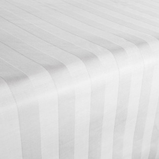 Prześcieradło Satyna Bambusowo-Bawełniana Stripe White 220x260 EAN: [wprowadź EAN]