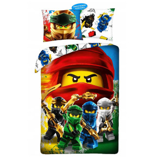 Pościel bawełna 160x200+1p70x80 Lego Ninjago