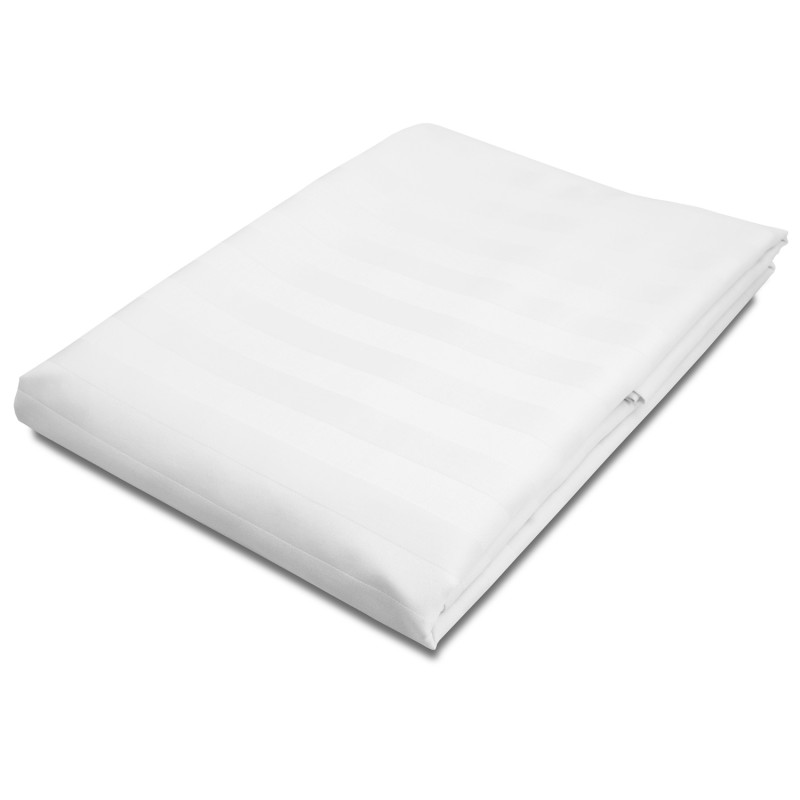 Prześcieradło Satyna Bambusowo-Bawełniana Stripe White - EAN: [wstaw EAN]