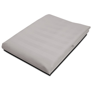 Prześcieradło satyna bambusowo-bawełniana STRIPE GREY/160x240