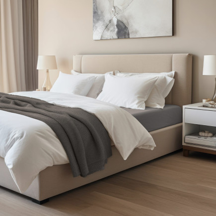 Prześcieradło Jersey Elastan Z Gumką Anthracite 90X200X30 EAN: [wprowadź EAN]