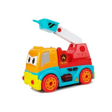 Auto wóz strażacki do rozkręcania z EAN 5904665997970 - zestaw dla małych bohaterów straży pożarnej.