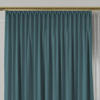 Lukrecja tkanina dekoracyjna, wysokość 310cm, kolor 025 morski