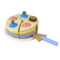Drewniane Ciasto Tort Kawałki 8 el. EAN: 5905515354837