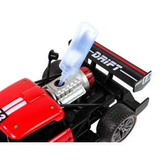 Auto zdalnie sterowane sportowe r/c 1:16 czerwone para wodna