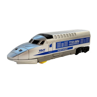 Pociąg kolejka na baterie ze światłami i dźwiękiem