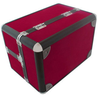 Ca4p kufer 25x17x17cm purpurowy kosmety