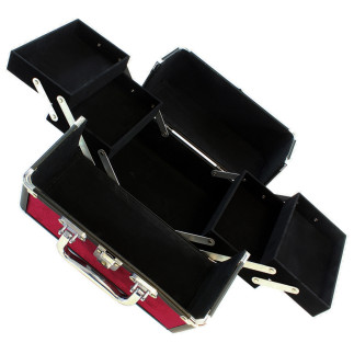 Ca4p kufer 25x17x17cm purpurowy kosmety